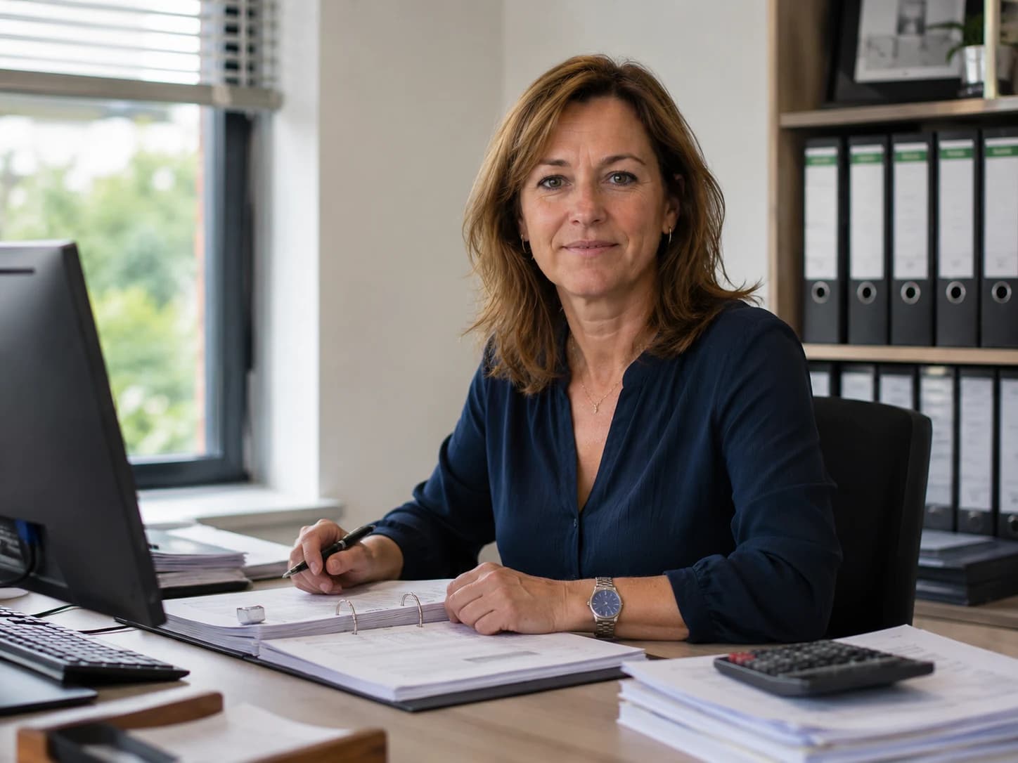 Sandra, eigenaar boekhoudkantoor, verbindt haar Google-account veilig met ChatMetAds